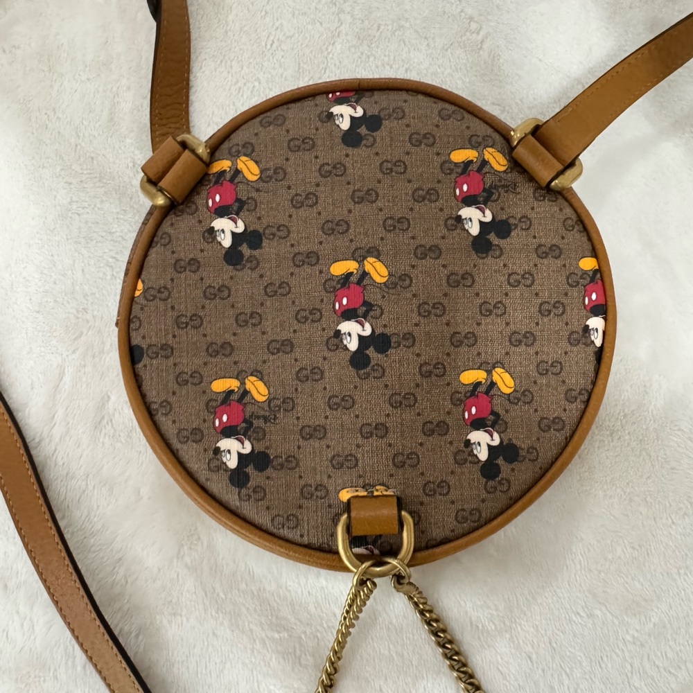 Gucci Brown Mickey Mouse Backpack - Picture 4 of 8